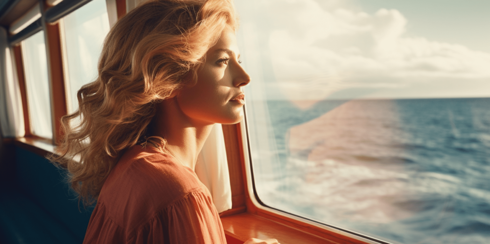 Woman On A Cruise
